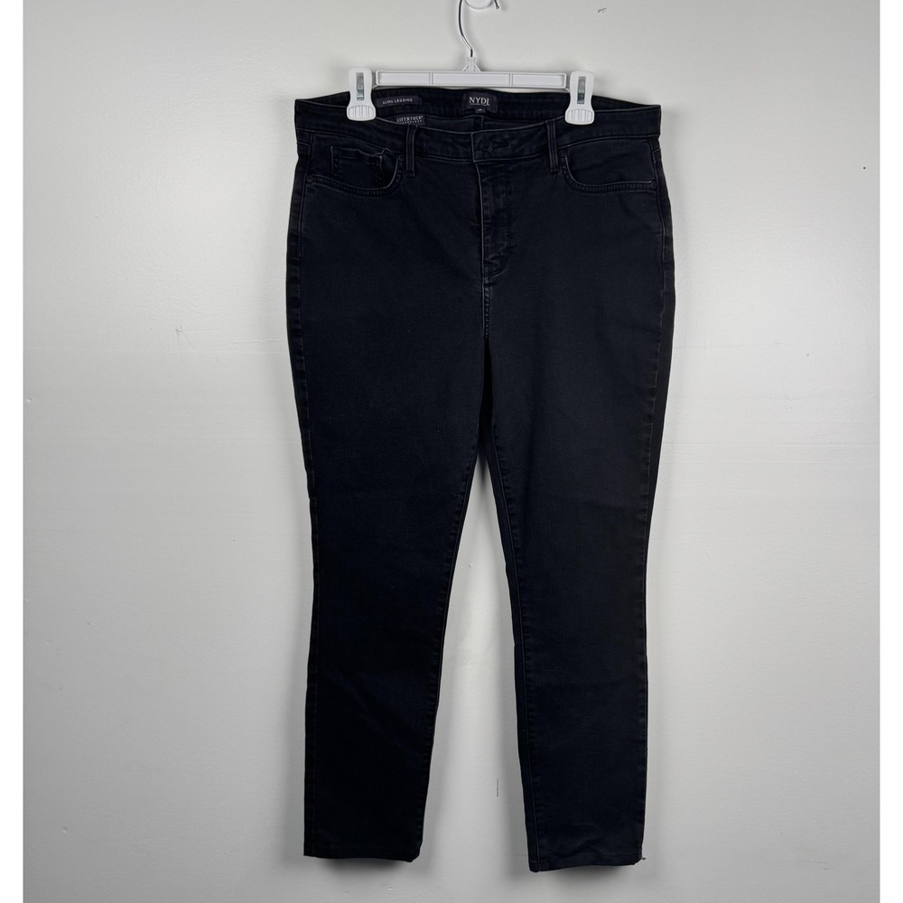 NYDJ Jeans Womens 14 (35x27) Alina Skinny Lift Tuck Technology Stretch Pants